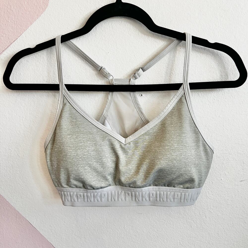 Victorias‎ Secret PINK Sports Bra Y2K 2000s Soft Girl Yoga Athleisure Medium